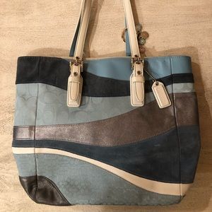 Blue Coach Purse